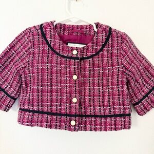 Janie and Jack Toddler Little Girls Tweed Jacket Size 12 - 18 Months Holiday